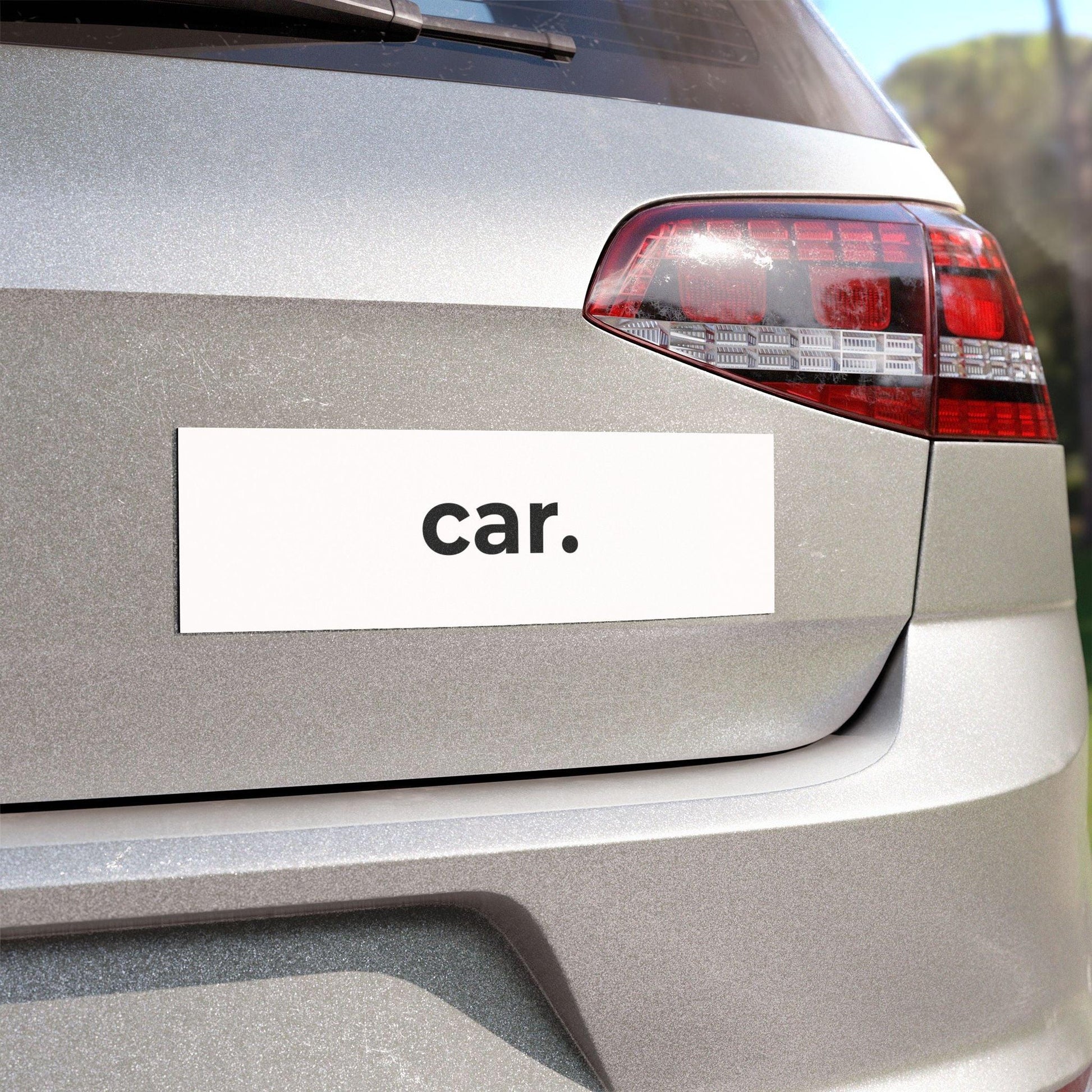 Literal Label Car Magnet