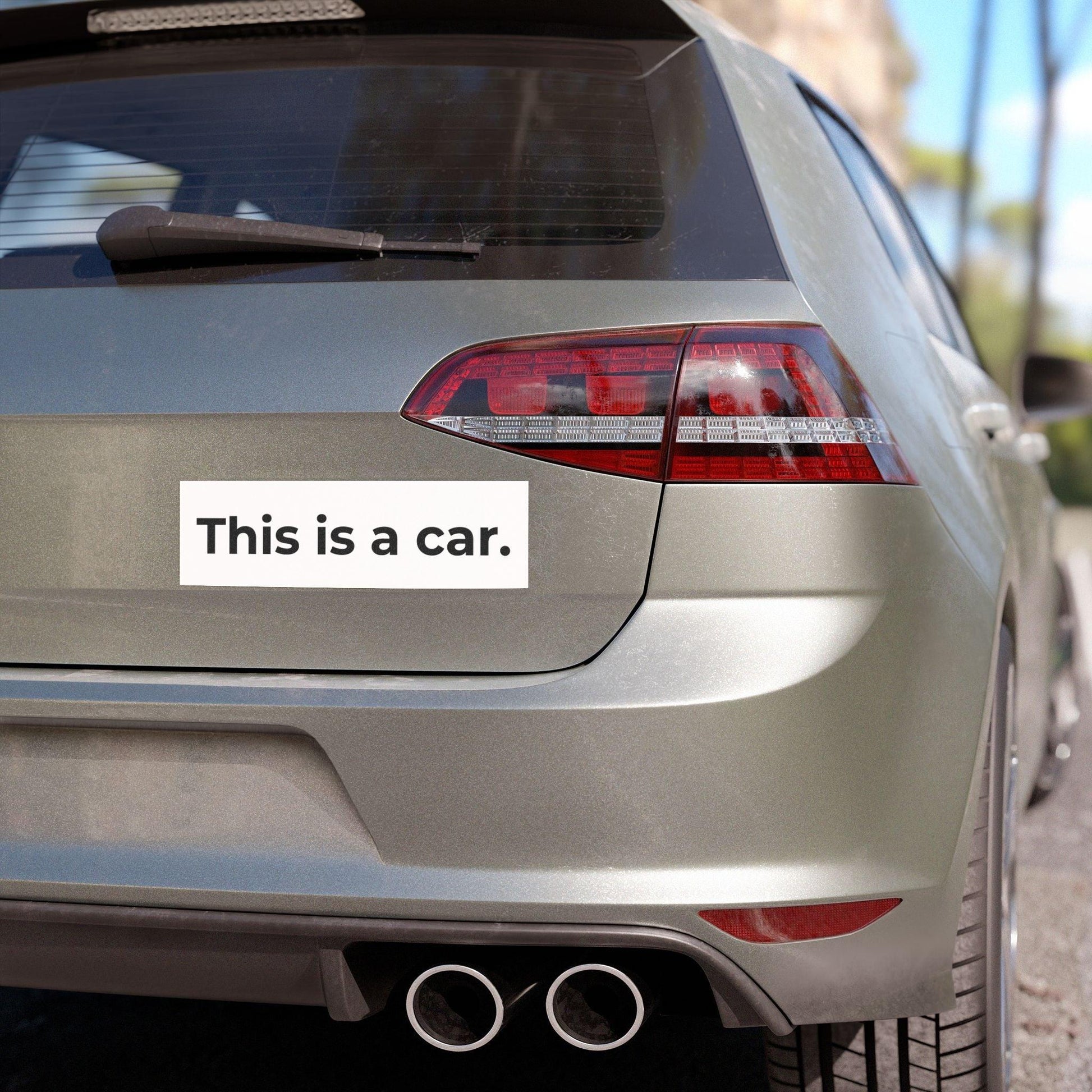 Statement Series Car Magnet