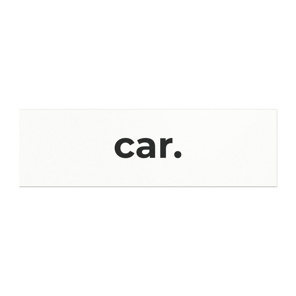 Literal Label Car Magnet