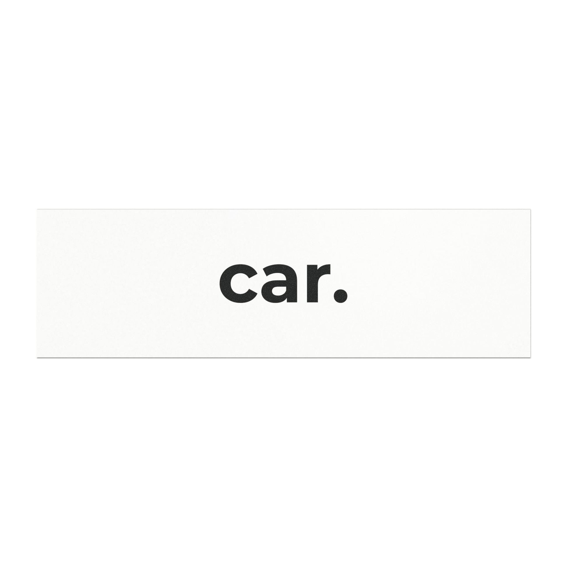 Literal Label Car Magnet
